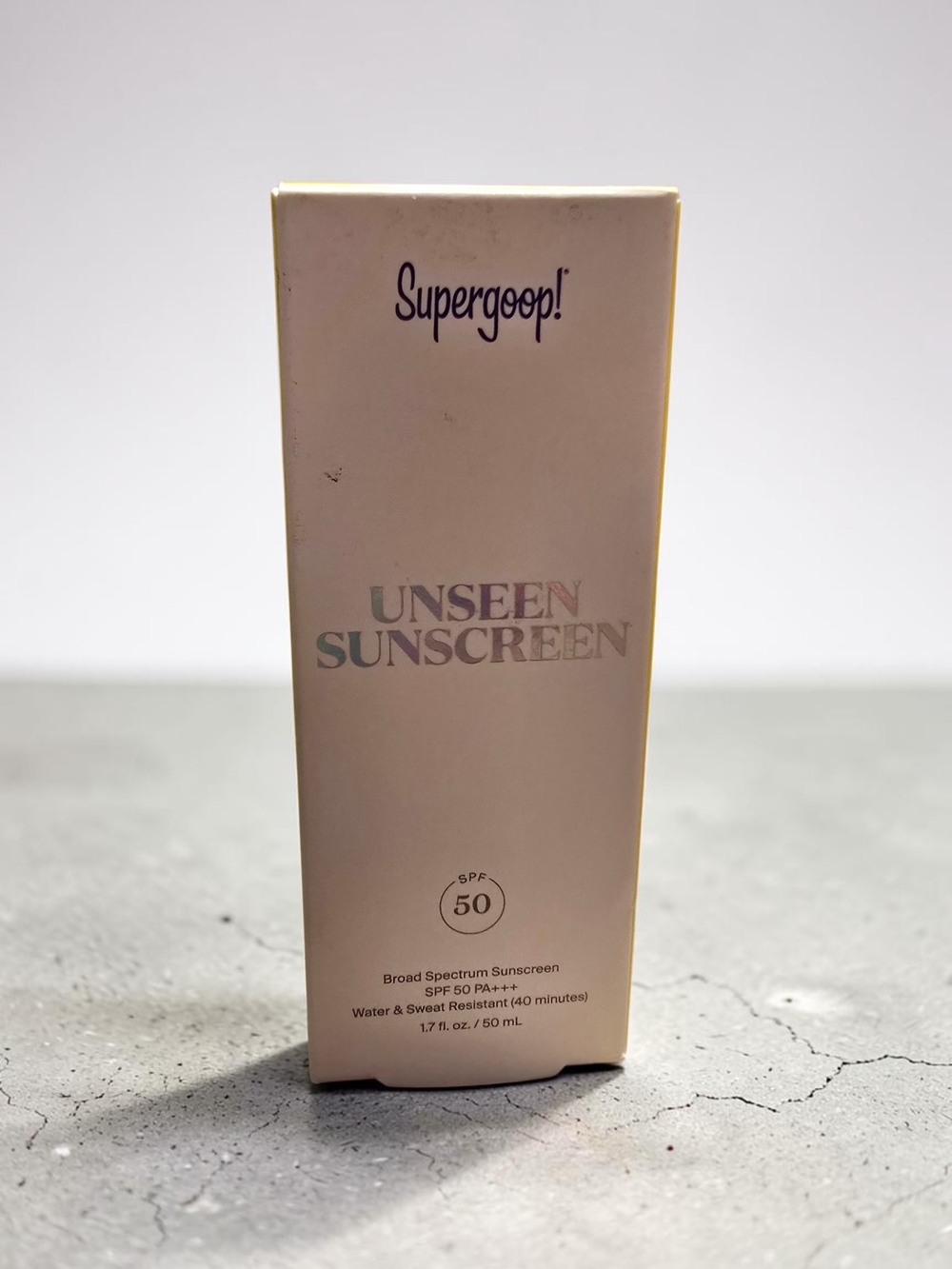 Supergoop! Unseen Sunscreen SPF 50 PA+++ 1.7 oz | NIB | Exp. 11/2026